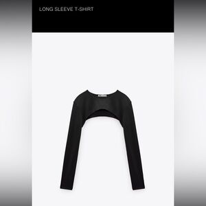 Zara Long-Sleeved Crop